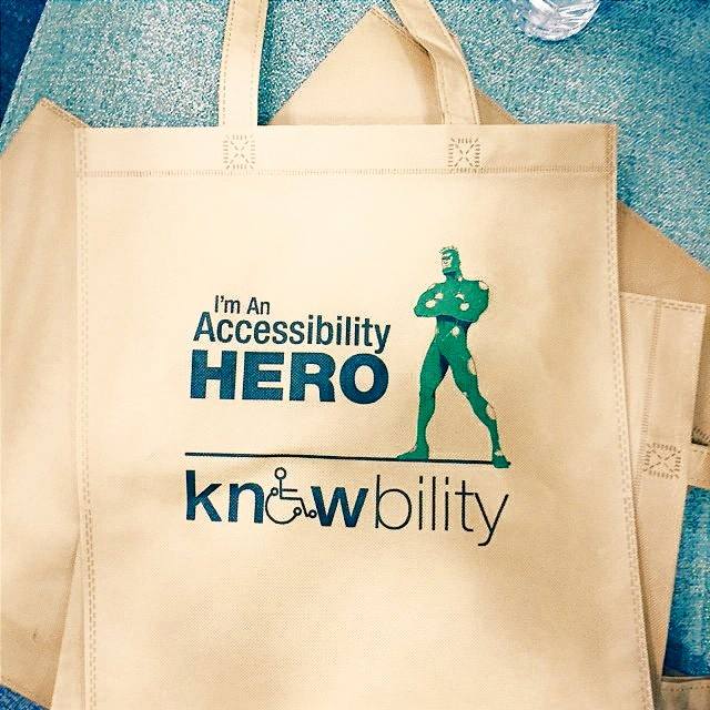 Knowbility Accessibility Hero Bag