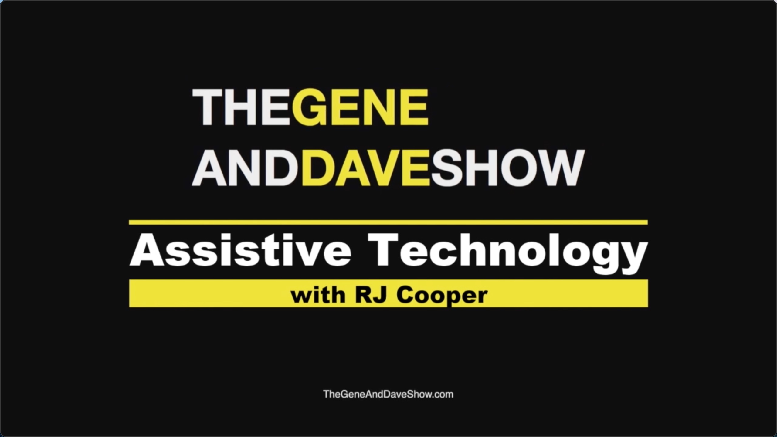 Video still image of: Assistive Technology with RJ Cooper